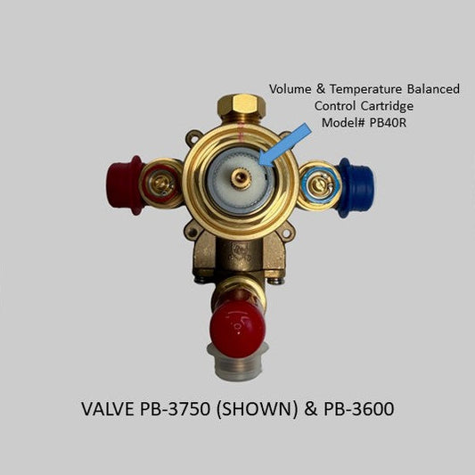PB40R - CARTRIDGE Volume and Temperature balanced control
