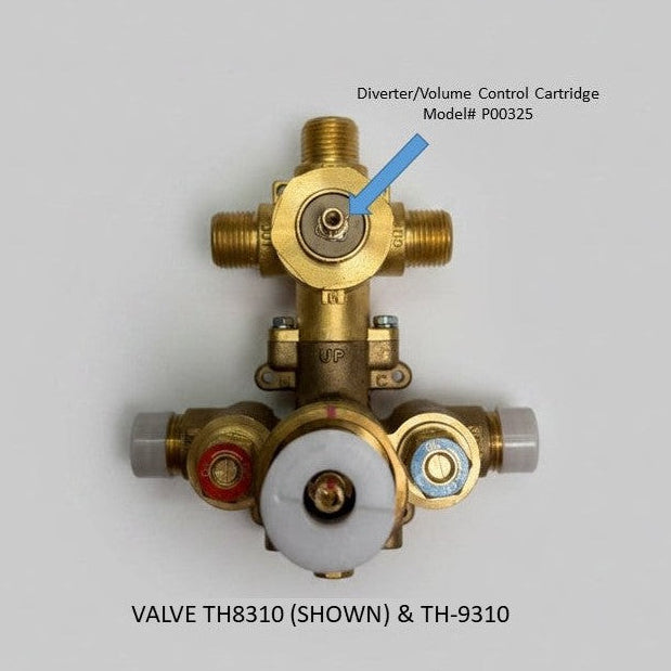 P00325  -  CARTRIDGE for TH-8310 & TH-9310 3-way Diverter/Volume control (non-shared)