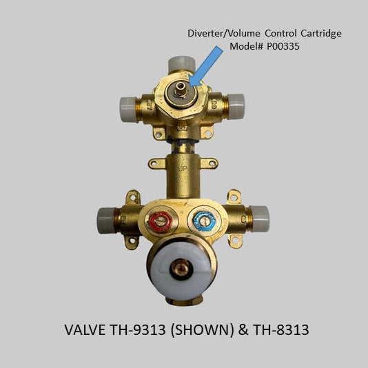 P00335  -  CARTRIDGE for TH-8313 & TH-9313 3-way Diverter/Volume control (shared)