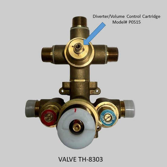 P0515  -  CARTRIDGE for TH-8303 3-way Diverter/Volume control (shared)