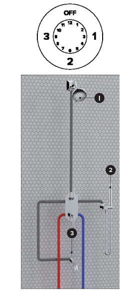 P00325  -  CARTRIDGE for TH-8310 & TH-9310 3-way Diverter/Volume control (non-shared)